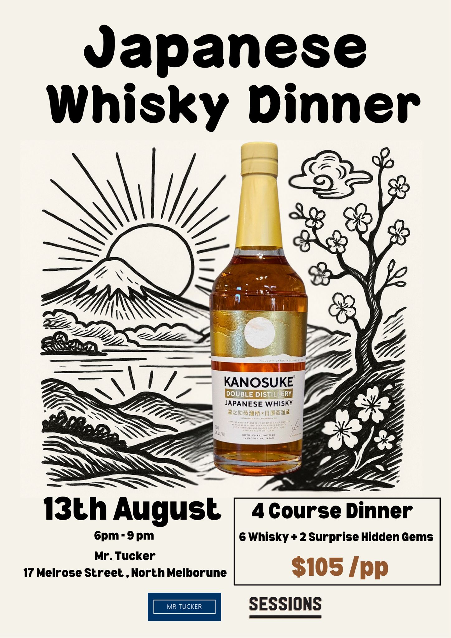 Japanese Whisky Dinner @ Mr Tucker